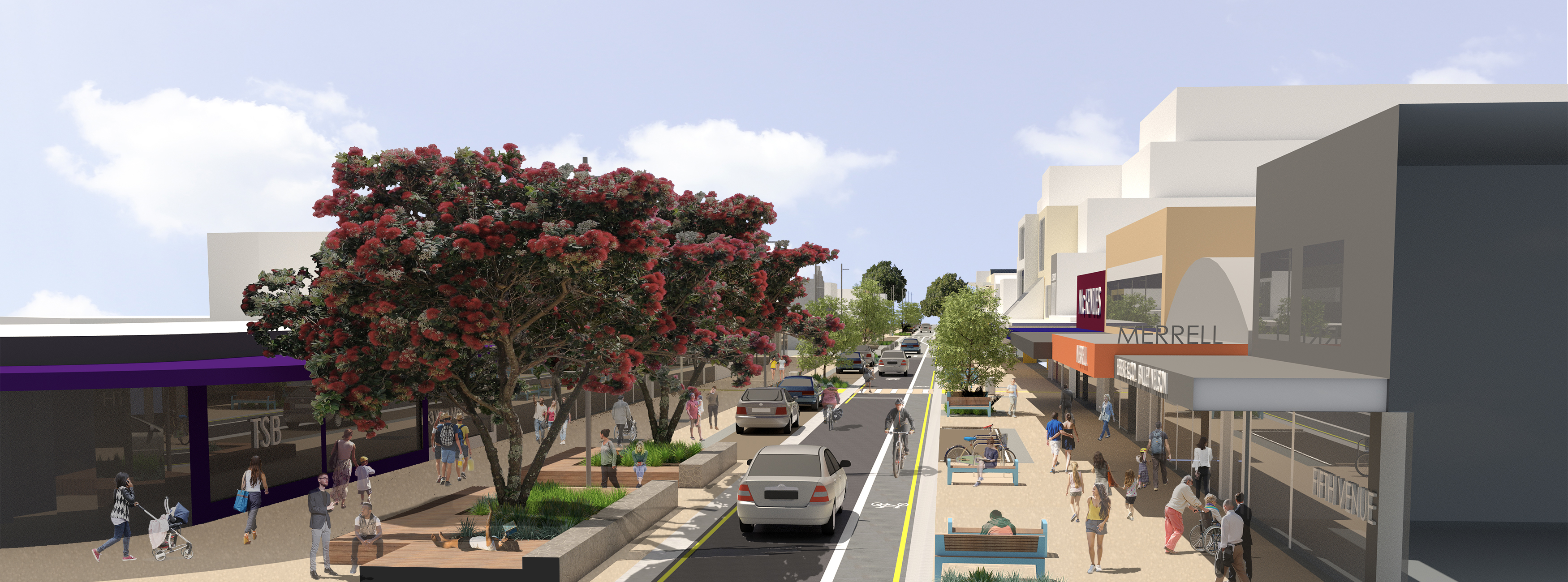 Hurstmere Road Transformation